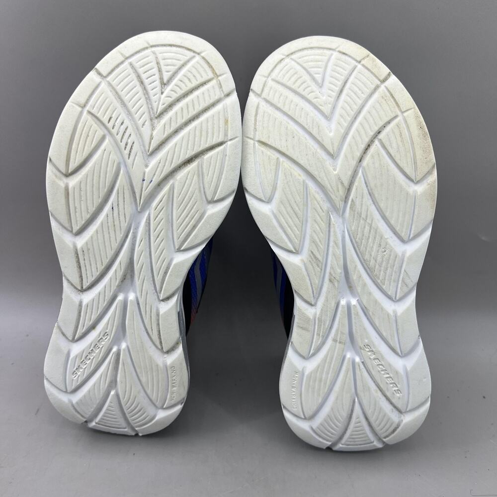 Skechers S-Lights Flex-Glow Ultra Shoes Youth Size 1 Black Gray LED Sneakers - Picture 7 of 9